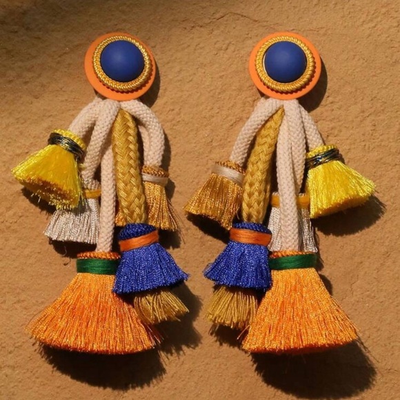 New bohemian tassel earrings - Picture 5 of 7